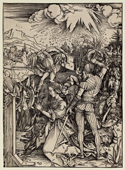 The Martyrdom of St. Catherine of Alexandria by Albrecht Dürer